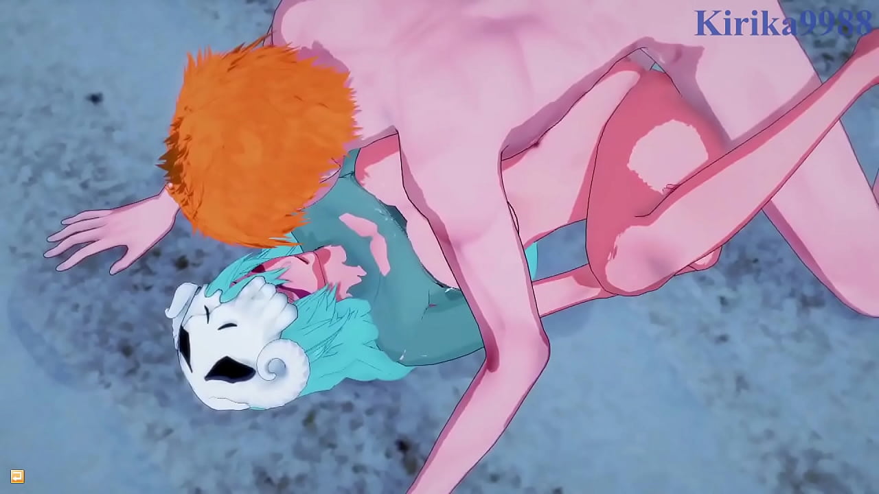 Nel Tu (Nelliel) and Tier Harribel and Ichigo Kurosaki intense sex. - BLEACH Hentai