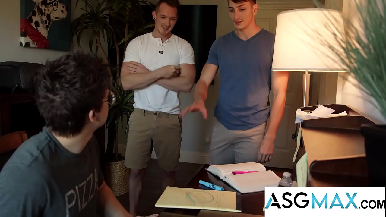 Bored Roomies Turn Study Break into a Steamy College Fuckfest