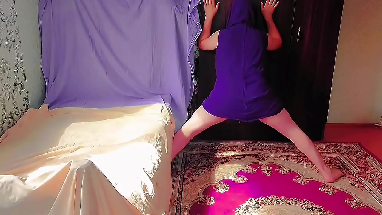 Beautiful trans girl teasing with soft hair flips