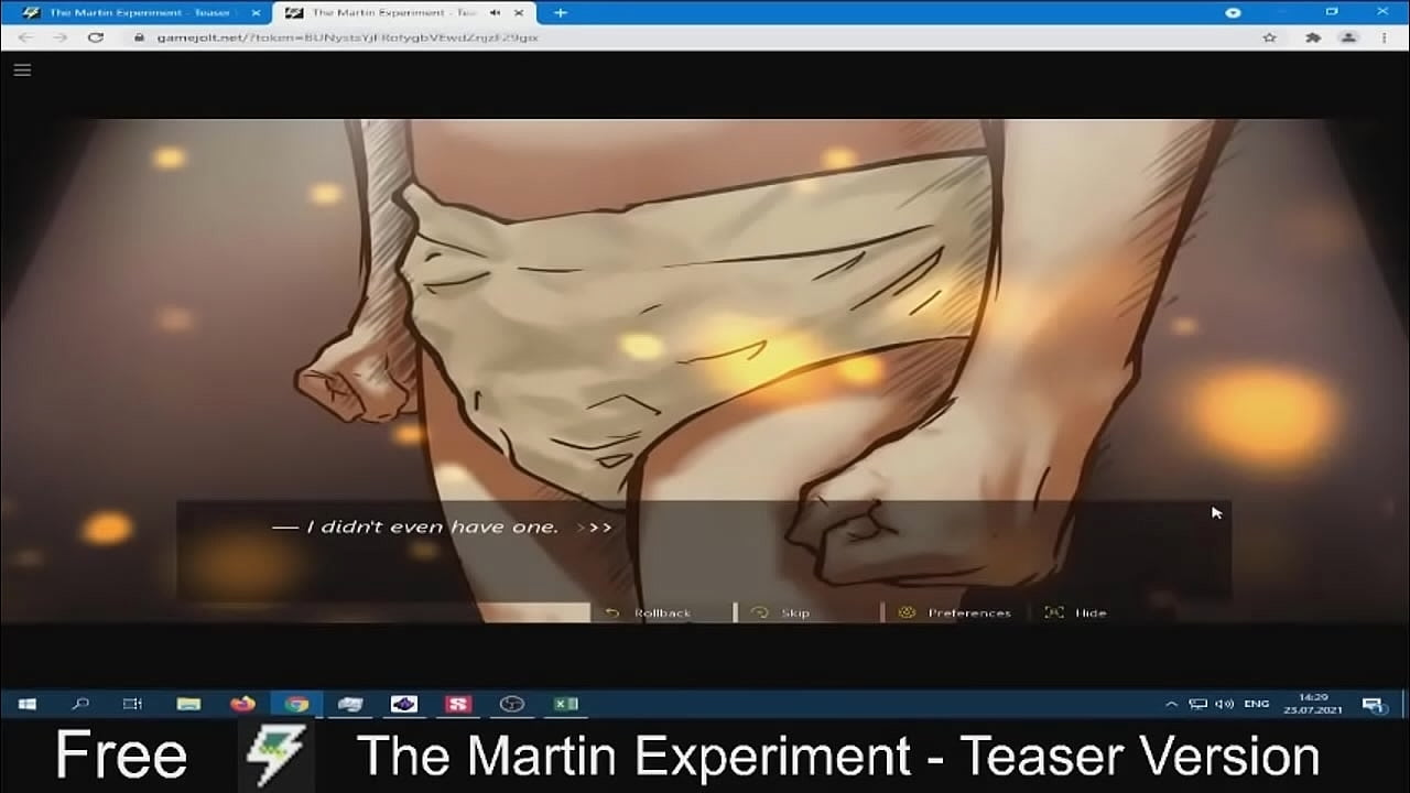 The Martin Experiment (gamejolt.com)  Visual Novel  Adult