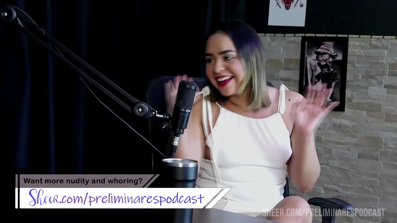 COMPILADO DA NANDS NINFETINHA NO PRELIMINARES PODCAST COM BIA HOT (WATCH ON: SHEER/RED)
