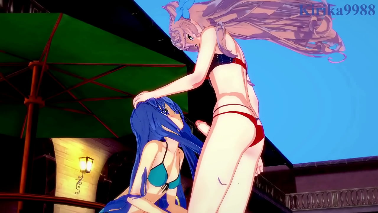 Tsubasa Kazanari and Maria Cadenzavna Eve intense futanari sex. - Symphogear Hentai