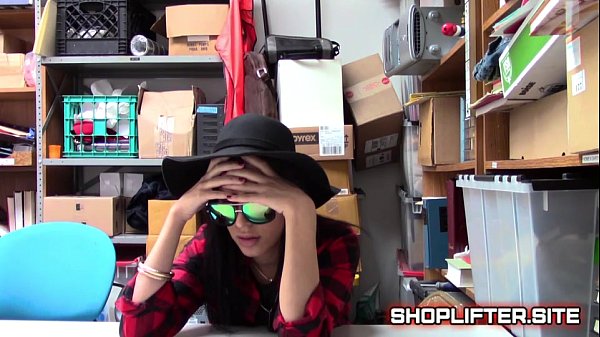 Desperate Shoplifting Babe Back-Room Sex-Tape