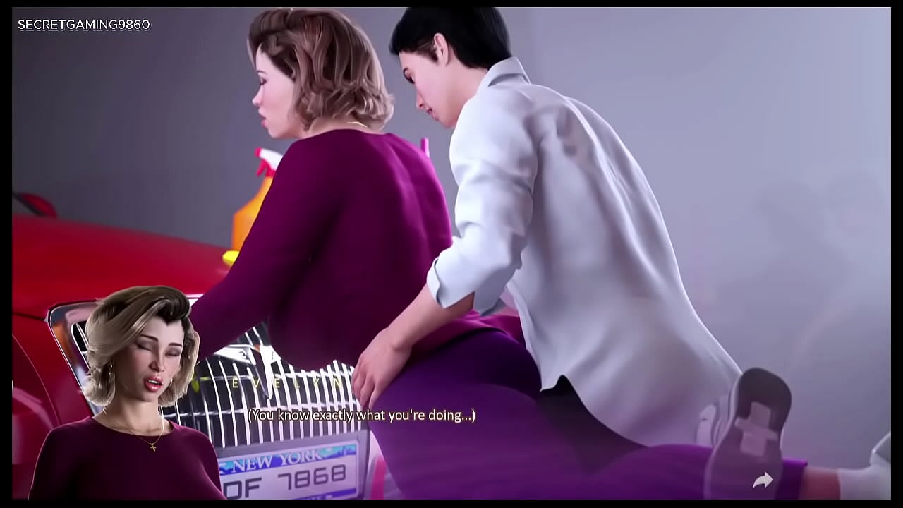 Apocalust 22 By Psychodelusional - Fucking Hot MILF Stepmom in the Ass while she is Stuck Mature Woman with Big Tits is Stuck in the Garage