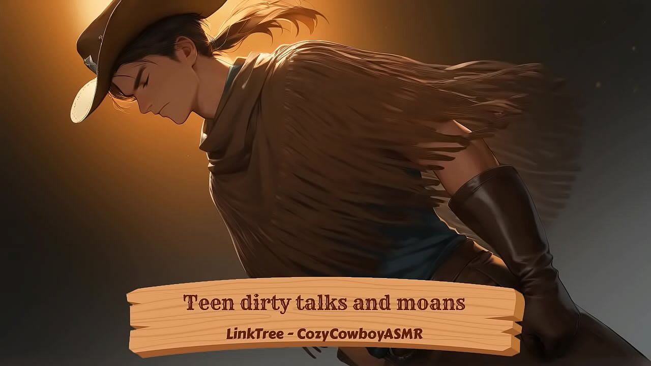 Teen dirty talks and moans