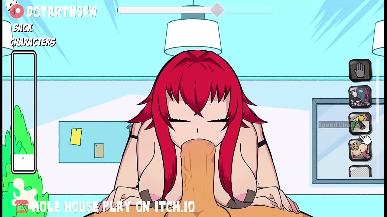 Multiple Characters Sloppy Dick Sucking - Hole House Game