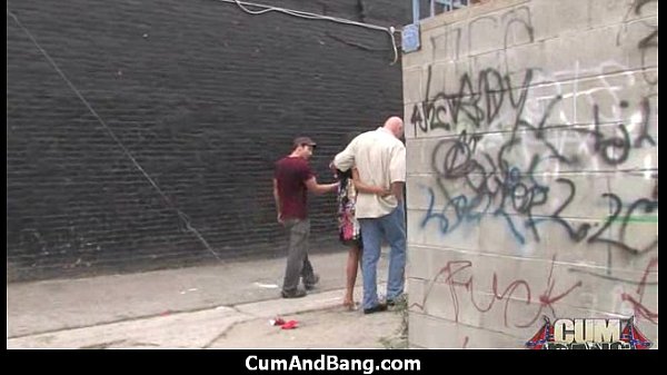 Ebony slut in an amazing gangbang 20