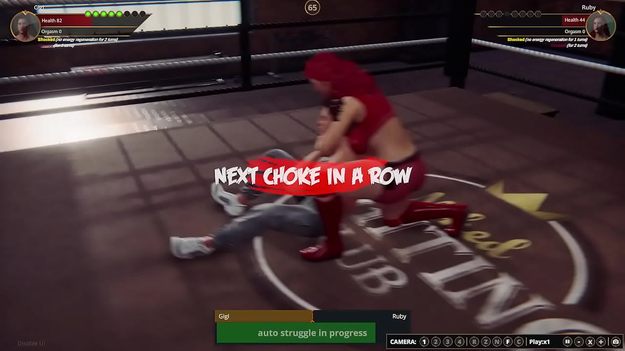 Gigi VS Ruby [NF3D Mixed MMA Combat Ring Maledom]