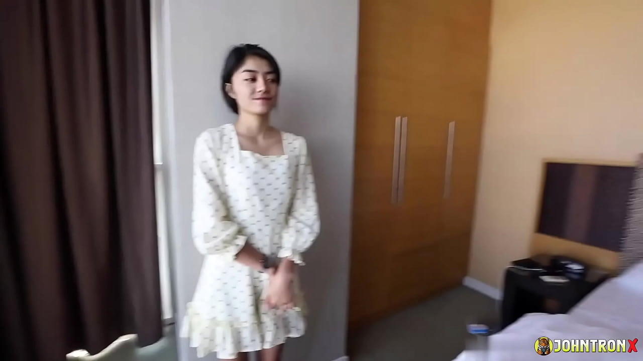 JohnTronX - Gorgeous slim Asian babe from Thailand gets a hard pounding in POV fashion