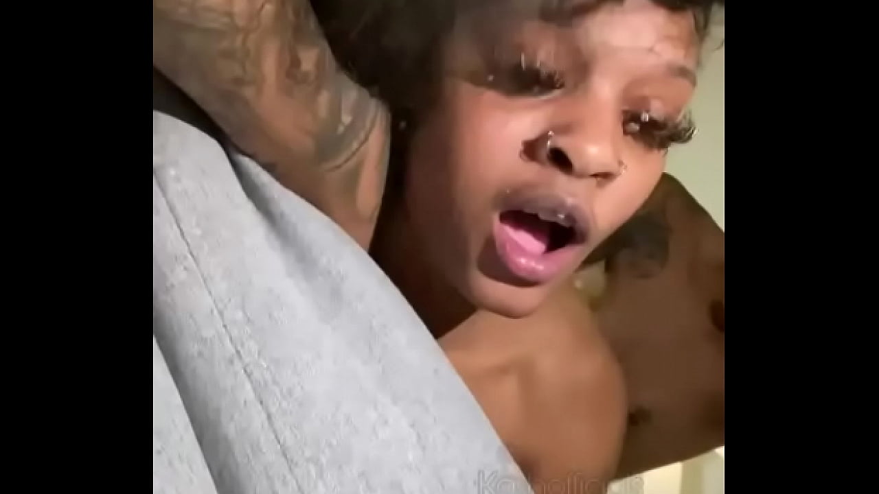 Strap on session in front of boyfriend