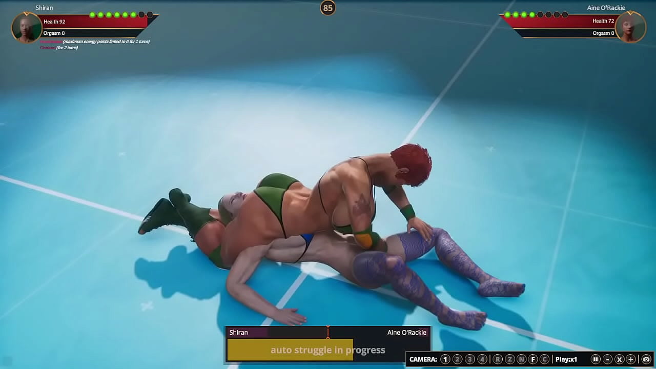 Shiran VS Aine [NF3D Lesbian Sexual Combat Battle]