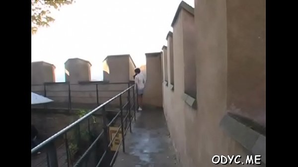 Old stud fucks young bitch