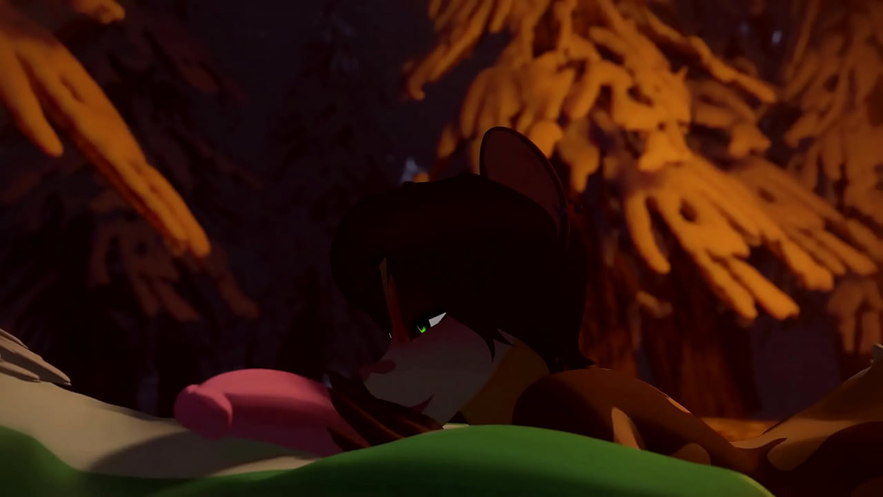 Furry chupando pau enorme