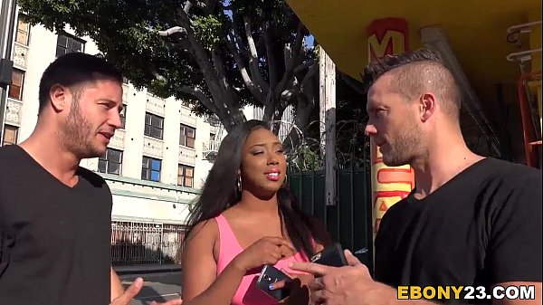 Busty Ebony Lisa Tiffian Gets DP'd