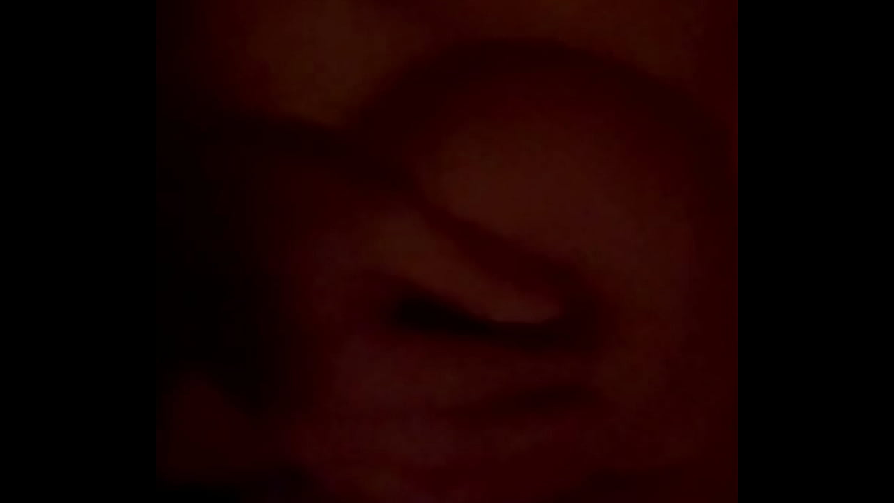 Husband sucking on my big boobs