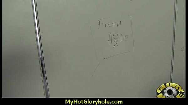 Ebony teen shows off her blowjob skills at gloryhole 11