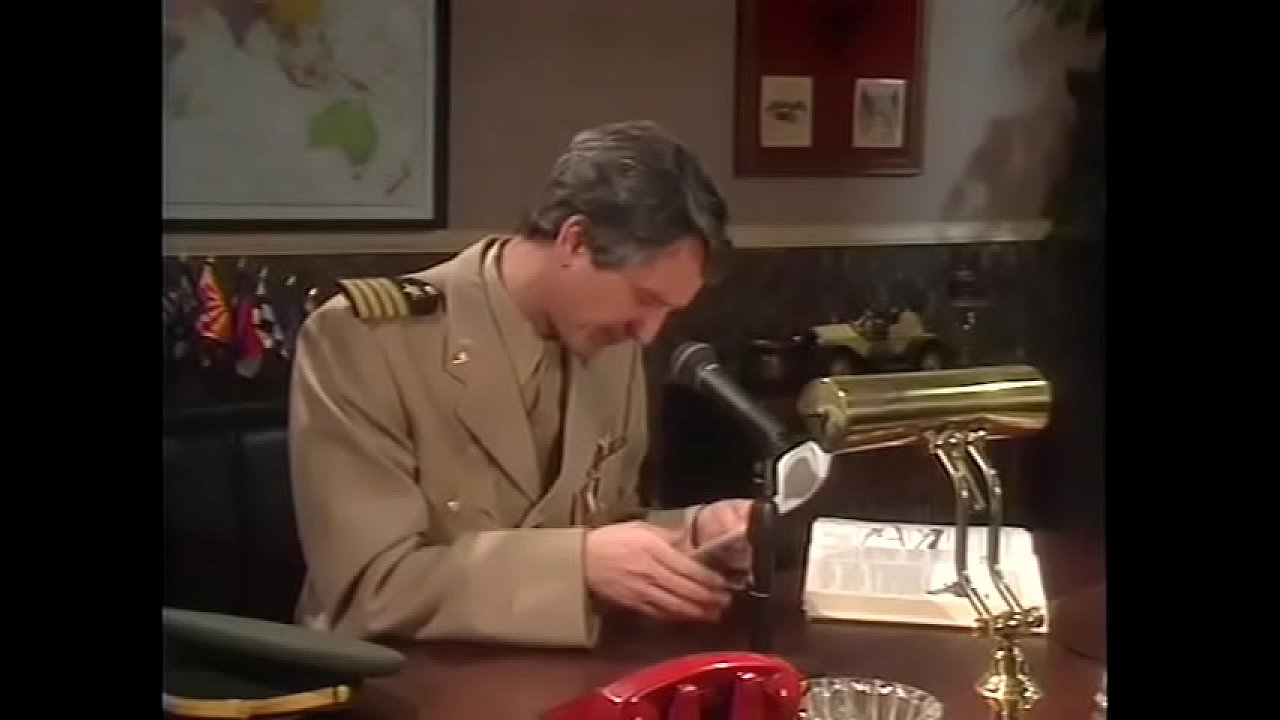 Sweet young blonde Ava Vincent report to government agent the situation about  new nymphovirus