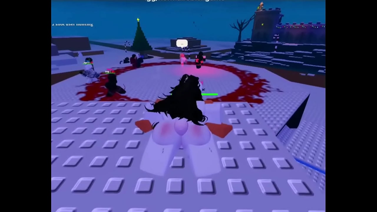 Roblox girl getting her carrot for the day