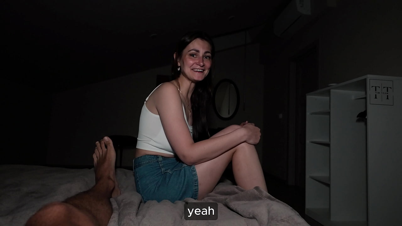 Step-sis Scared By Thunder And Comes To Seek Solace On Step-bro's Cock