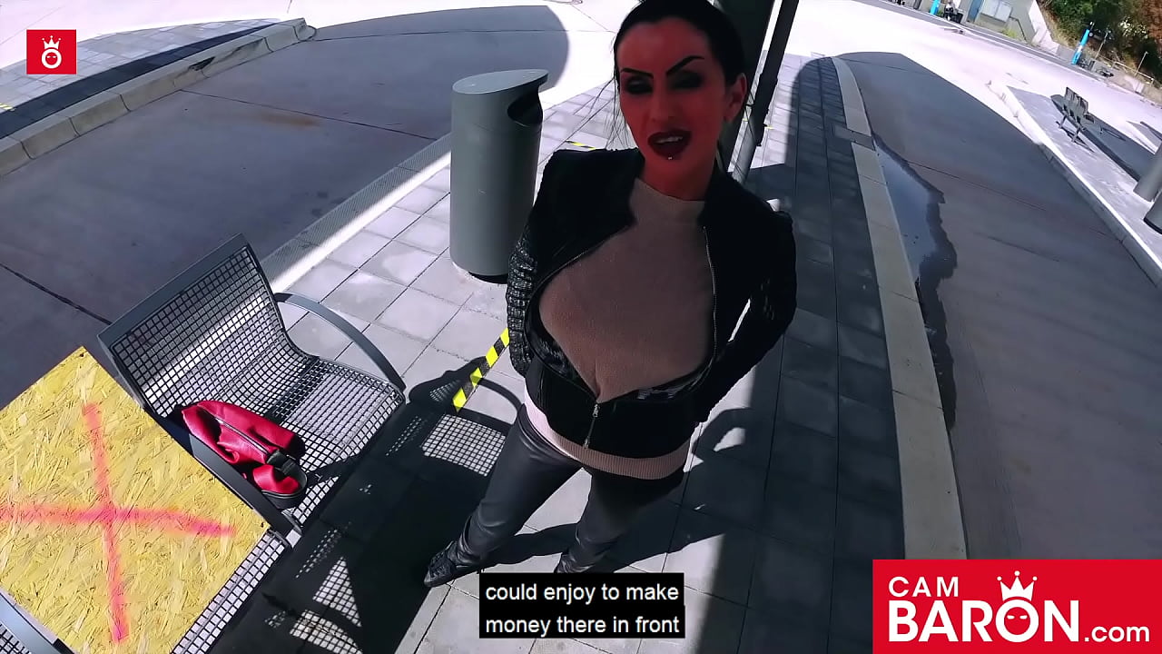 Gothic lady Sidney Dark is craving for some young guy's cock! CamBaron.com