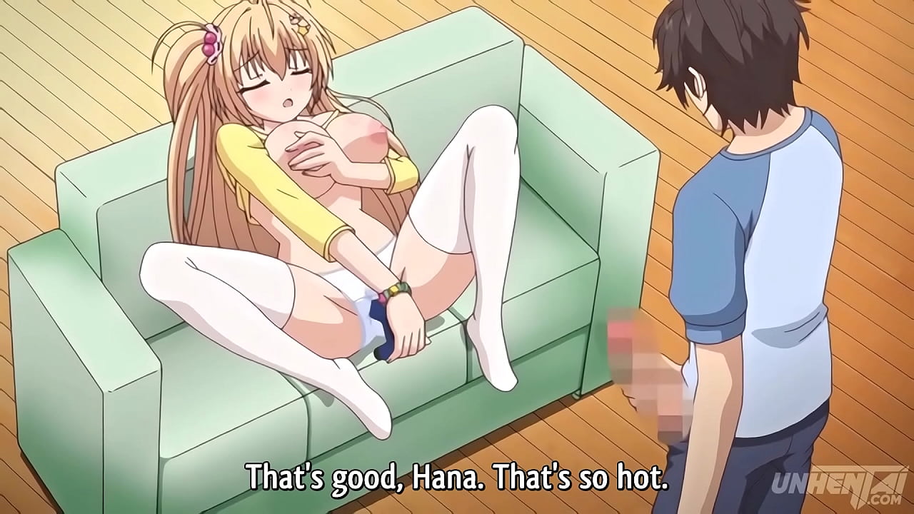 Masturb&aacute;ndome con mi Hermanastra - Hentai