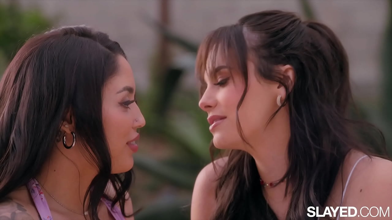 SLAYED Lesbian babes devour each other