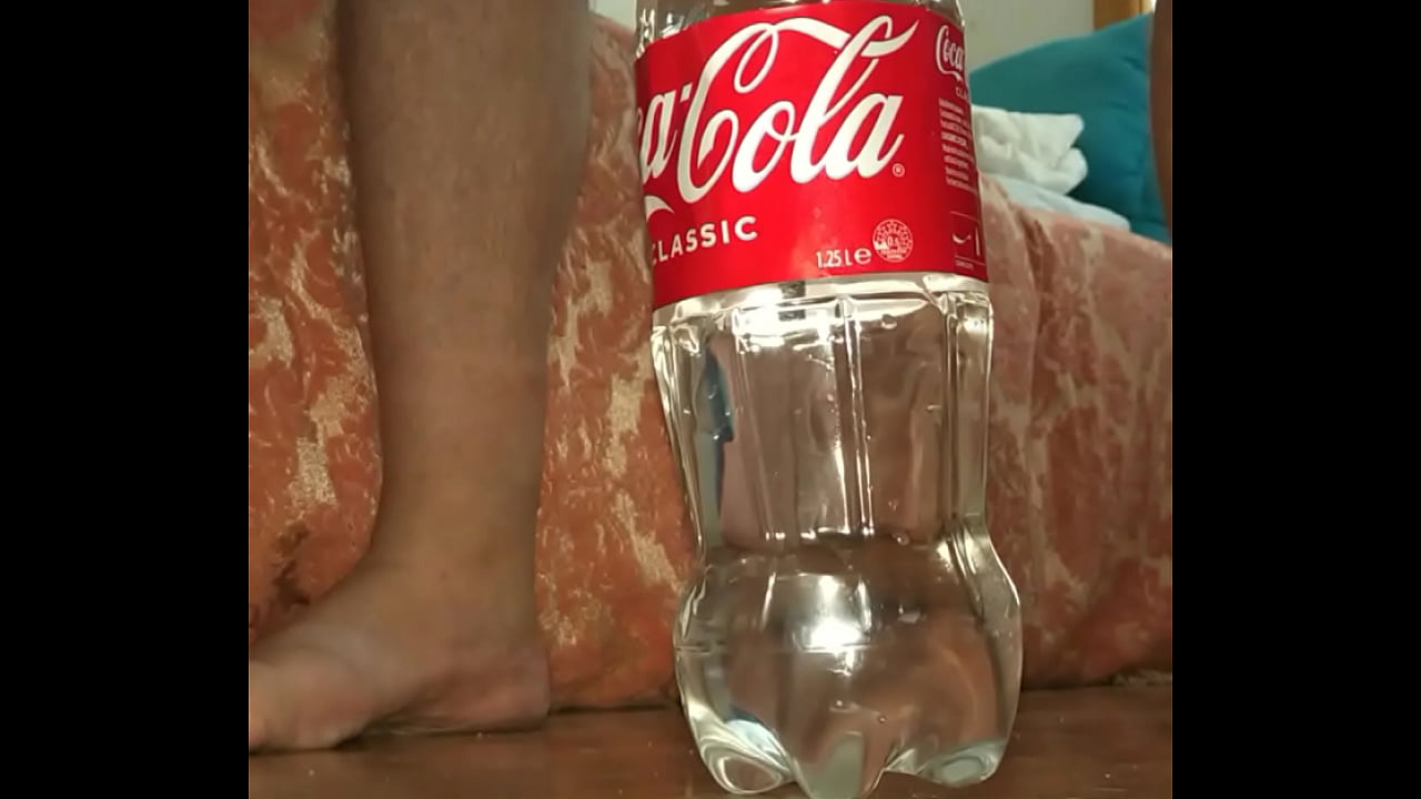 Fucking Huge Bottle 9.5 inches inside my Ass