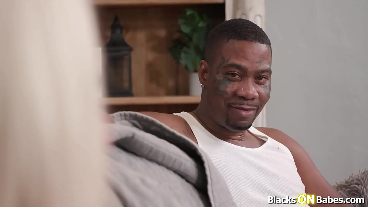 Big tits blonde Cassidy Luxe wans to try double penetration with her black roommates.The busty milf sucks both bbc then have her ass nd pussy fucked.