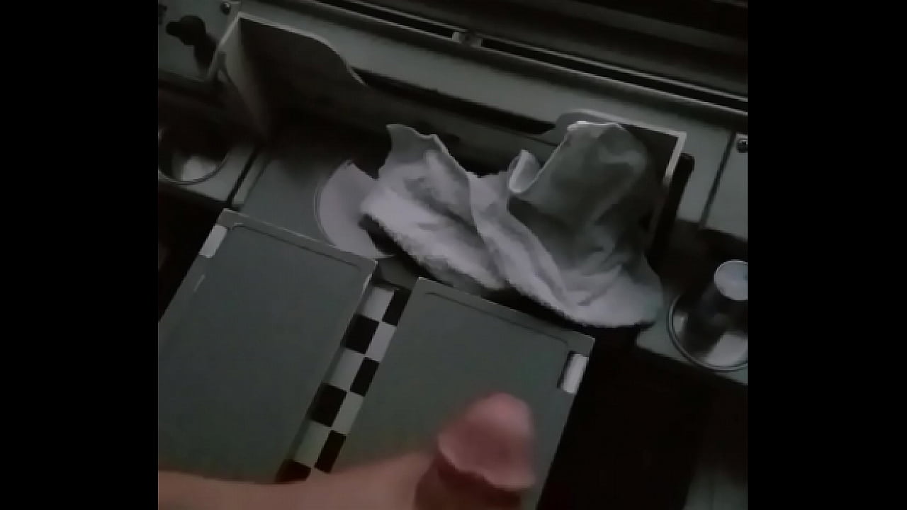 Jerking off on train