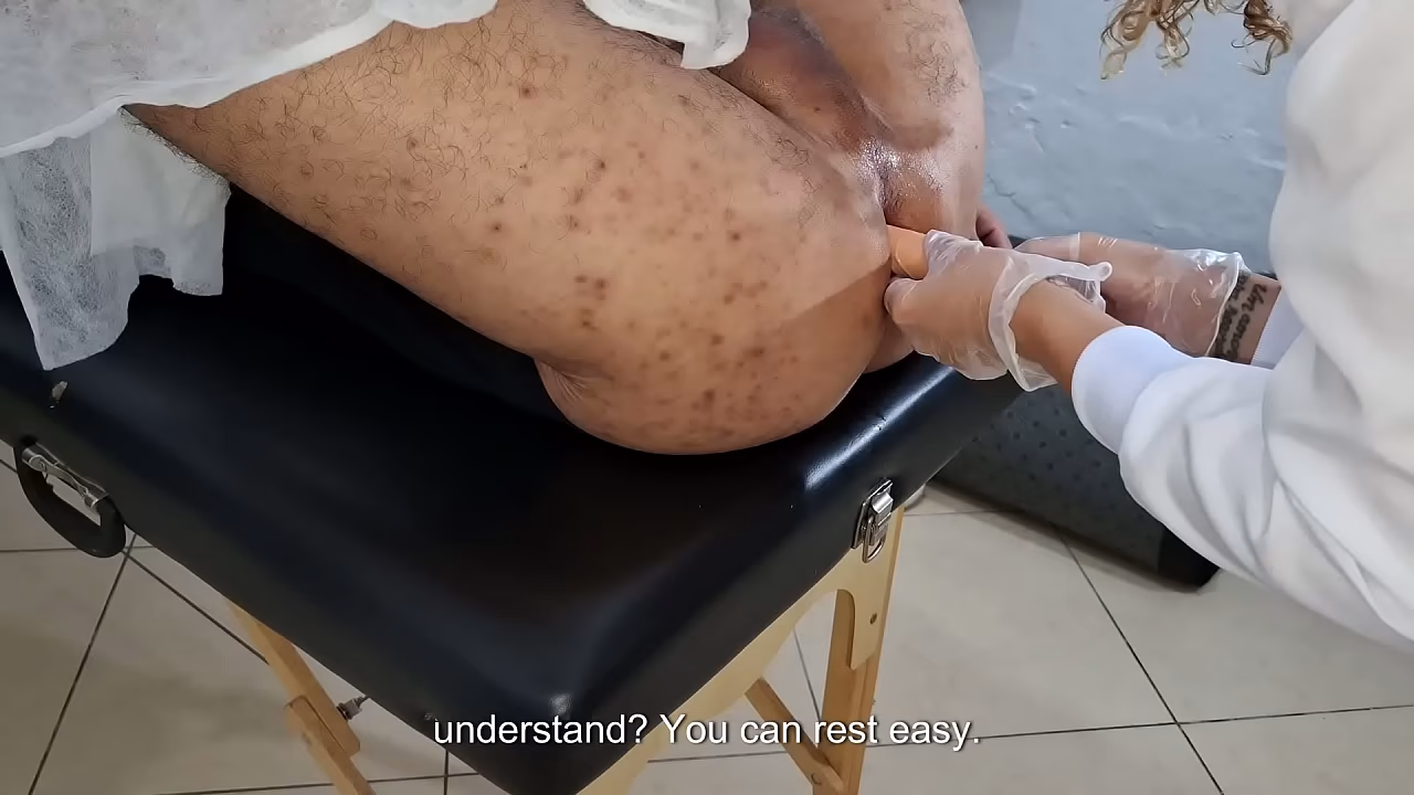 Patient is seen by a lesbian urologist who fucks him.