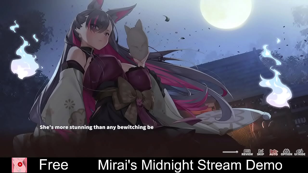 Mirai's Midnight Stream  (Free Steam Demo Game) Sexual Content,Casual,Dating Sim,Nudity,2D