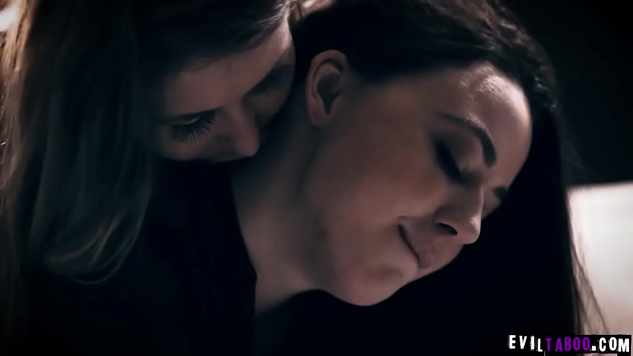 Teen lesbians caught by stepdad and fucked in a 3some