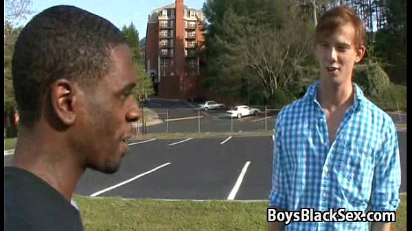 Black Muscular Gay Dude Fuck White Twink Boy - BlackOnBoys 15