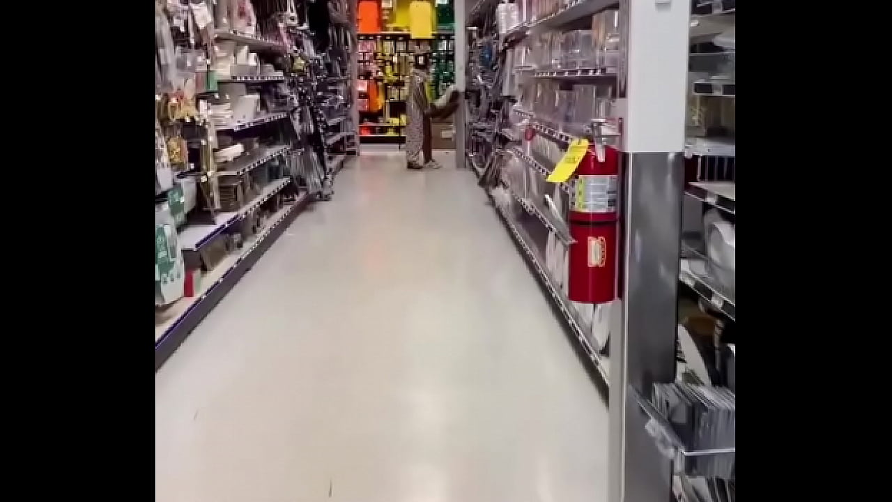 Gibby the clown pounds ebony pornstar in public store