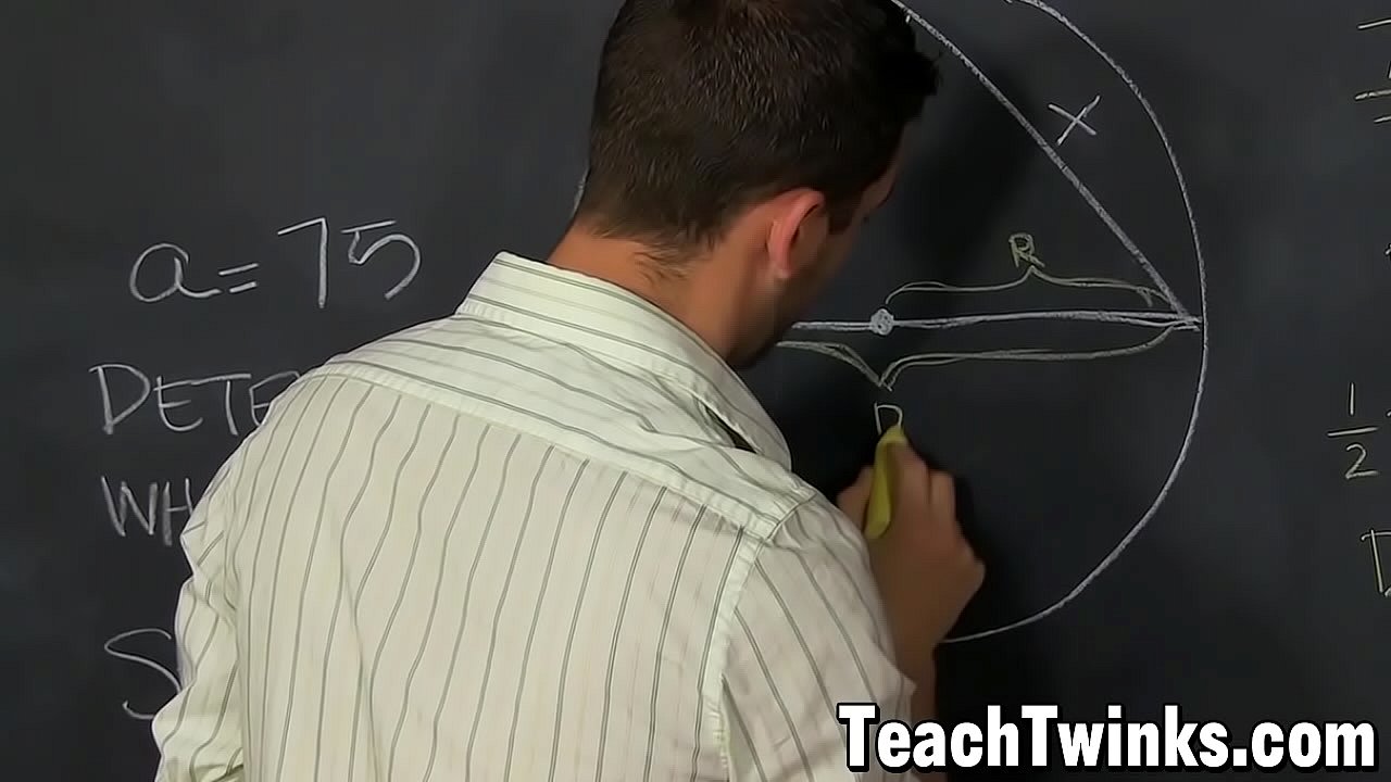 Twink analbanged after blowing teacher