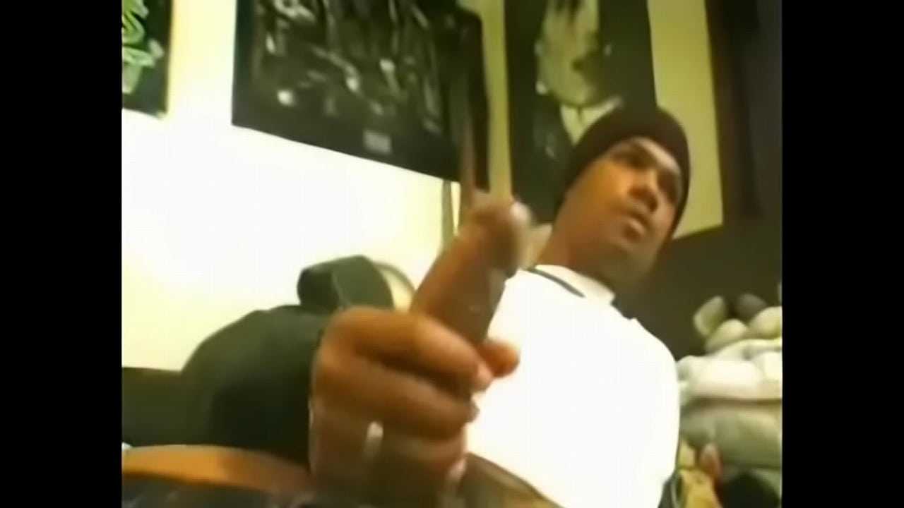 Black Guy With Huge Dick Jerks Off