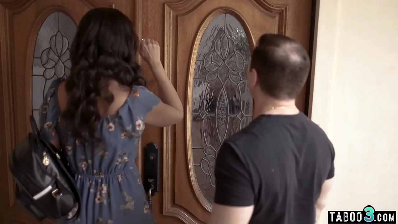 Perv married couple double penetrating a petite blonde teen