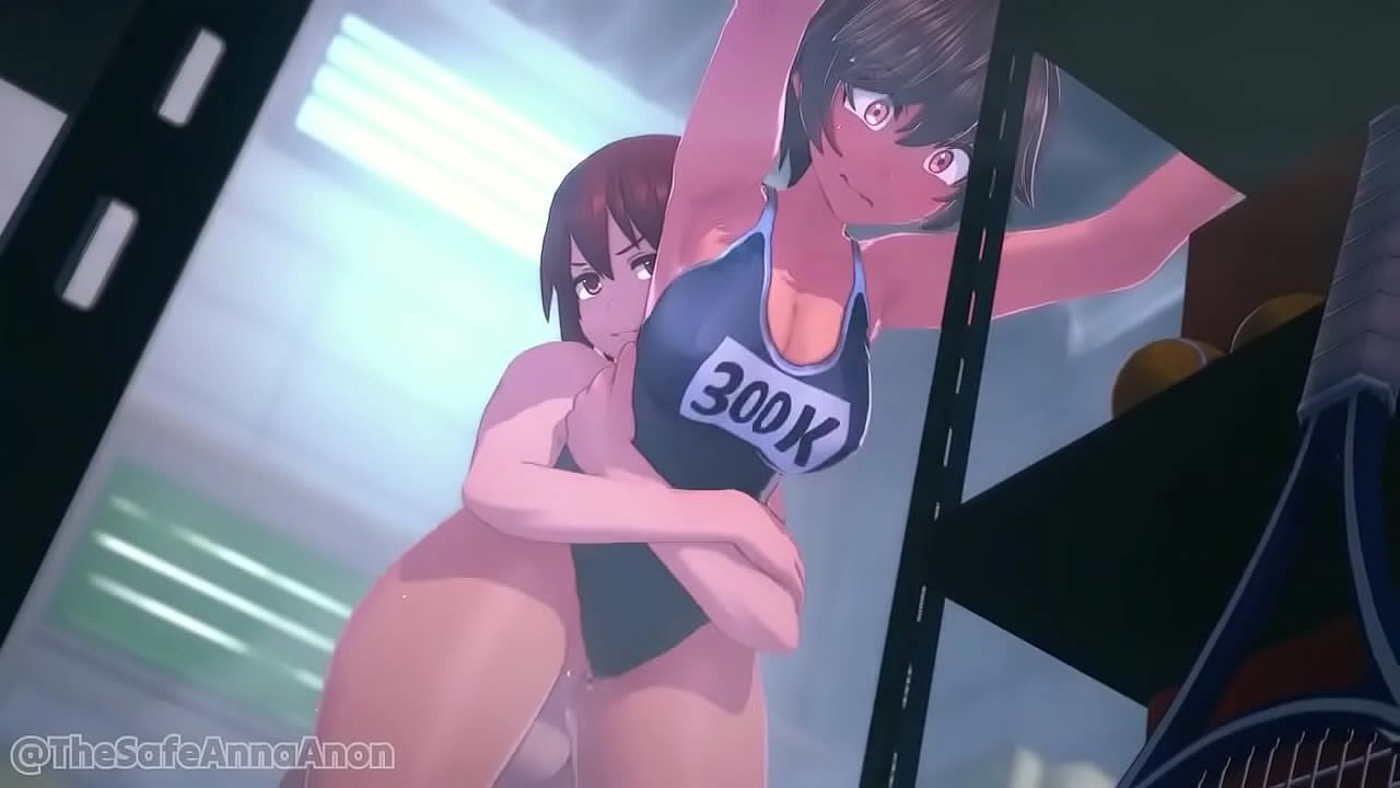 Hentai of a boy having sex with a girl in a swimsuit