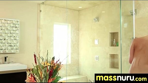 slippery nuru massage for lucky dude 27