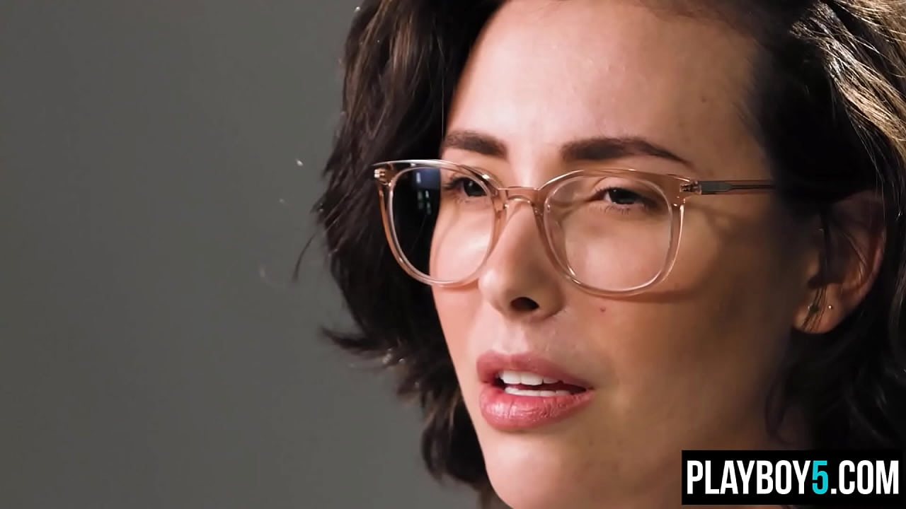 Sexy brunette Casey Calvert talks about masturbation and does it