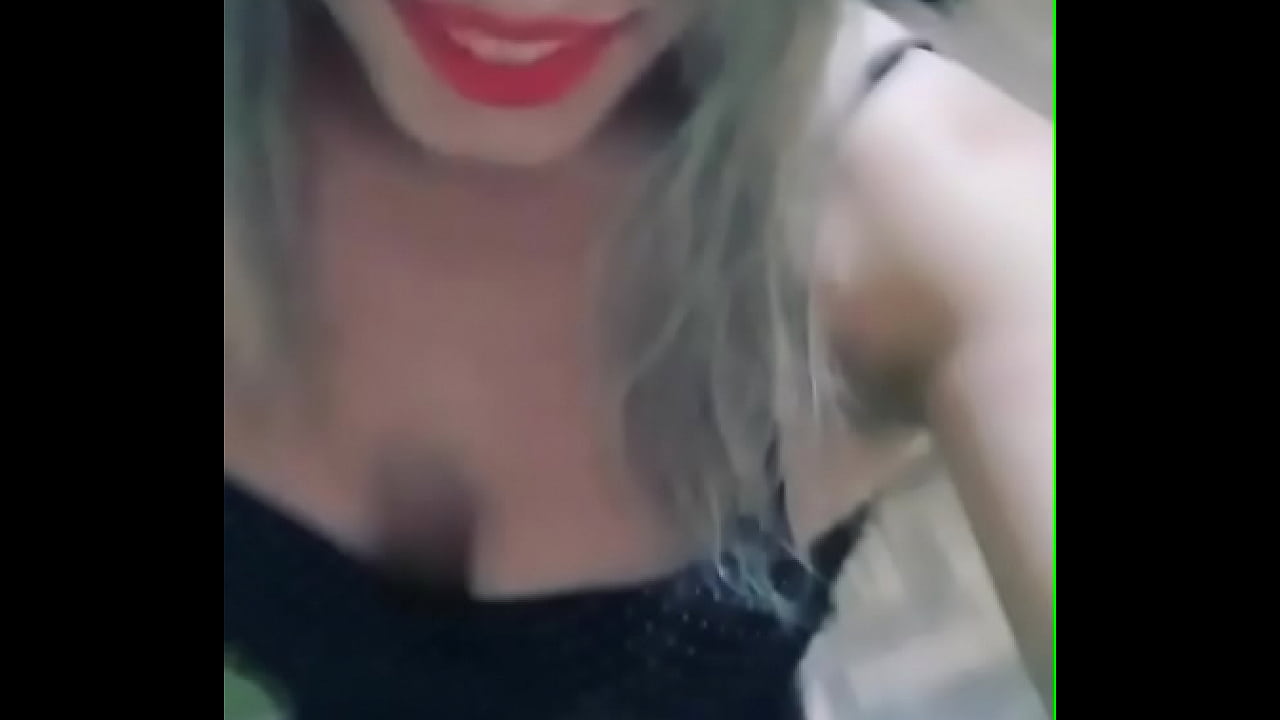 Brazilian transex Rafaela Laurent at home