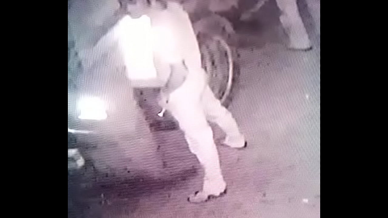 Pissing caught on camera