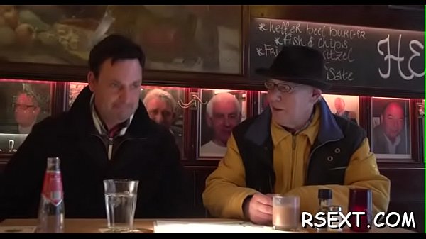 Tattooed older gives fellatio