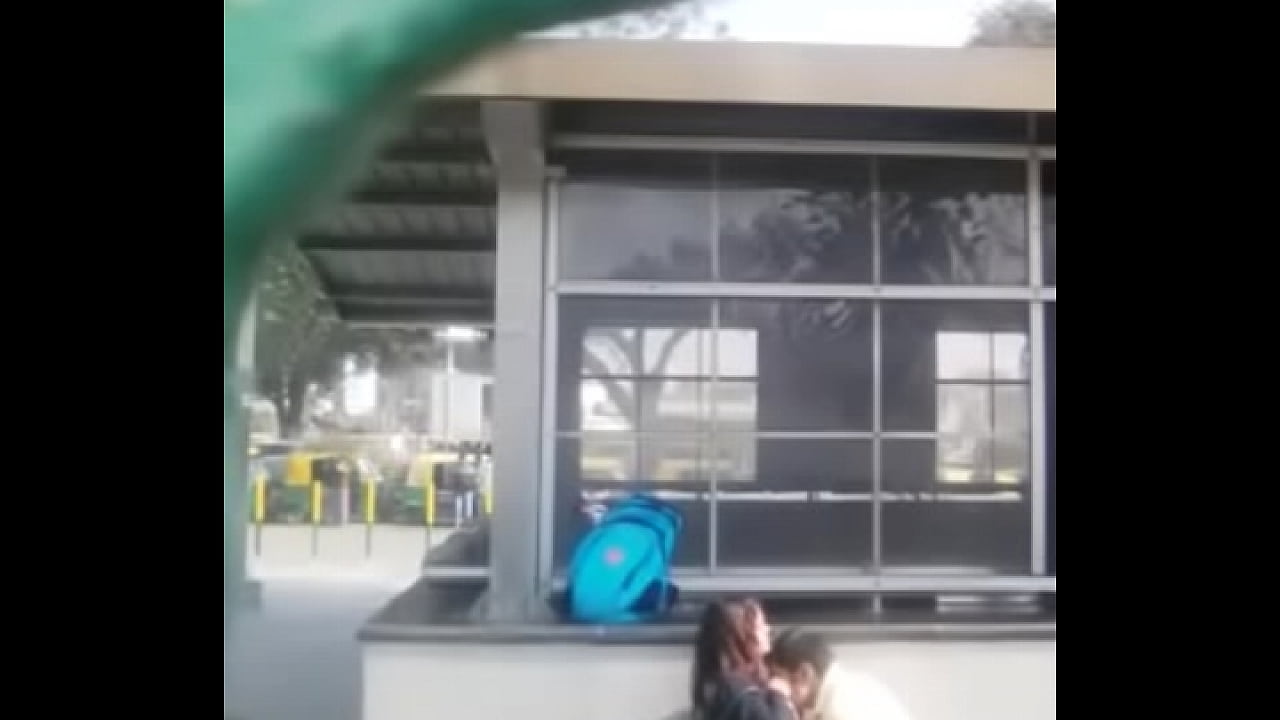 Ina Delhi Metro Station Caught On Cam.MOV