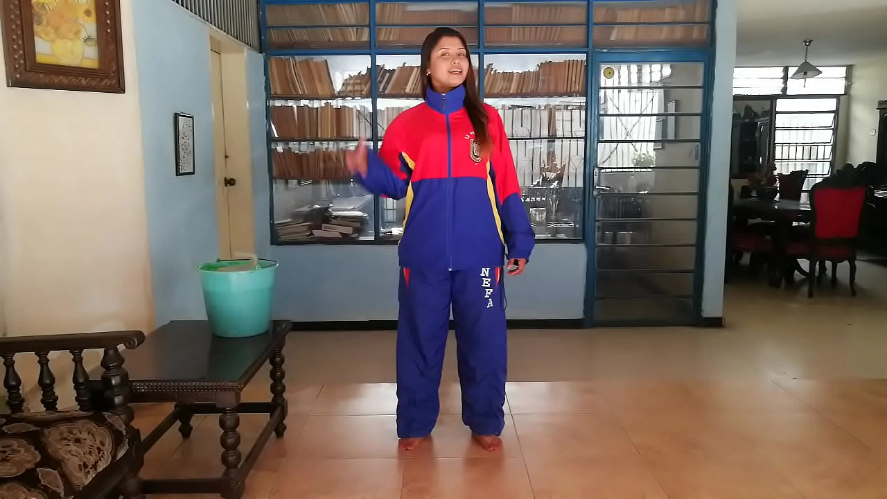 Girl gunged in sport clothes