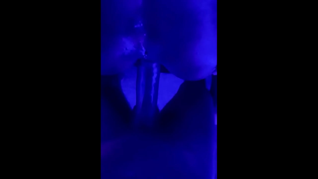 Ebony taking deep backshots