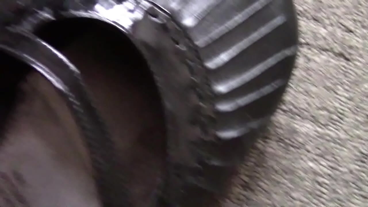 stanky ass worn out black flats with sweaty feet