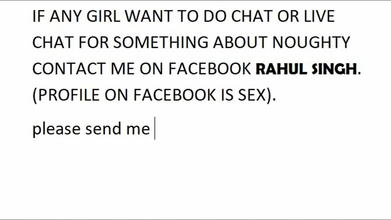 On facebook rahul singh