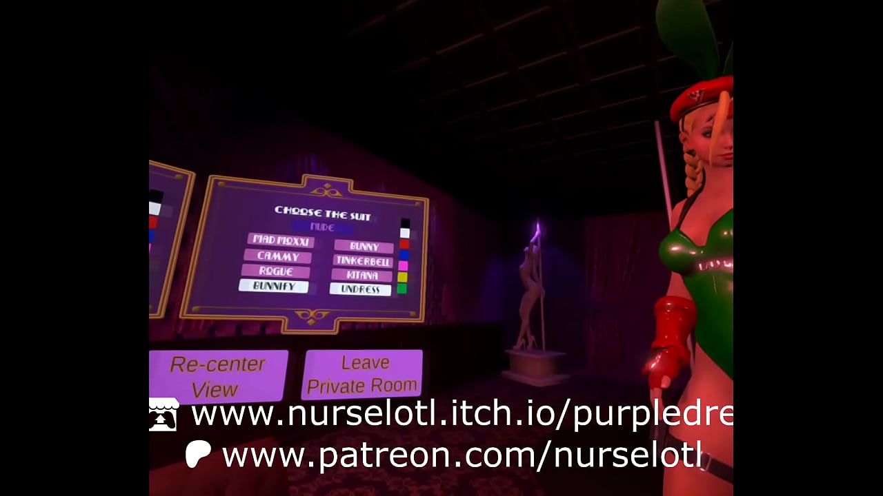 Rogue trait you with a great handjob, blowjob and fucks you in a VR Game (Purple Dream)