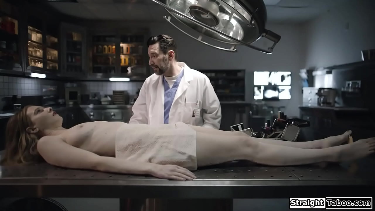 Depressed morgue employee Tommy haunted by Jane Doe.Ashley Lane visits him on his bed in his fantasy and he licks and fucks her pussy